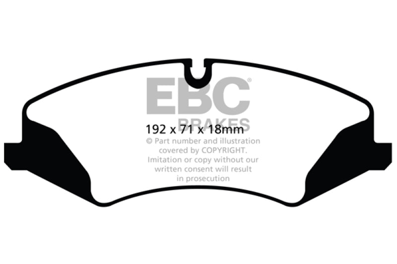 EBC Disc Brake Pad Set DP62123 Photo - Primary