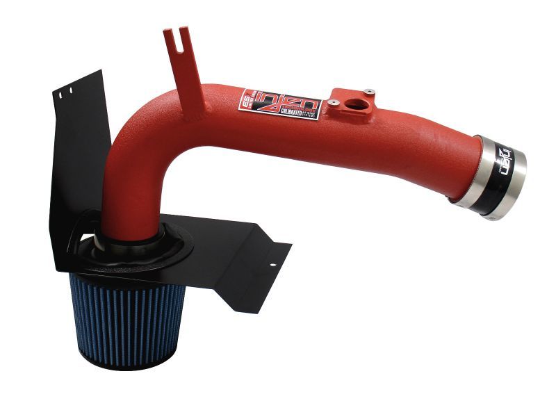 Injen 2014 Subaru Impreza WRX/STi 2.5L 4 Cyl.(Turbo) Wrinkle Red Cold Air Intake w/ Heat Shield SP1205WR SP1205WR Photo - Primary