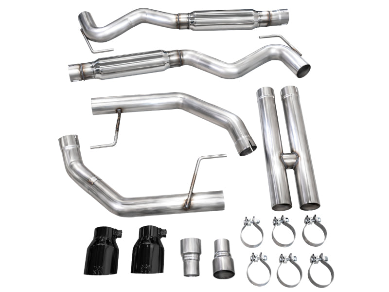 AWE Tuning AWE 2024 Ford Mustang GT Fastback S650 RWD Track Edition Catback Exhaust w/ Dual Diamond Black Tips 3020-33650 3020-33650 Photo - out of package