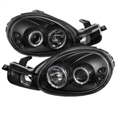 Spyder Dodge Neon 00-02 Projector Headlights LED Halo LED Black High H1 Low H1 PRO-YD-DN00-HL-BK 5009906 5009906 Photo - Primary