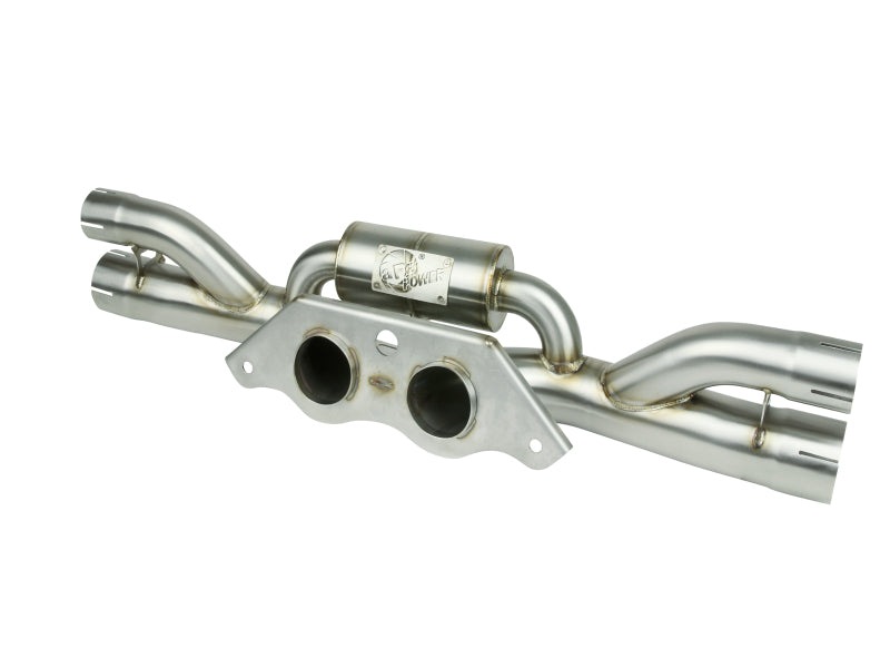 aFe Power MACHForce XP 304 Stainless Secondary Muffler Delete Pipe 14-19 Porsche 911 GT3 3.8L/4.0L 49C36434 49C36434 Photo - Primary