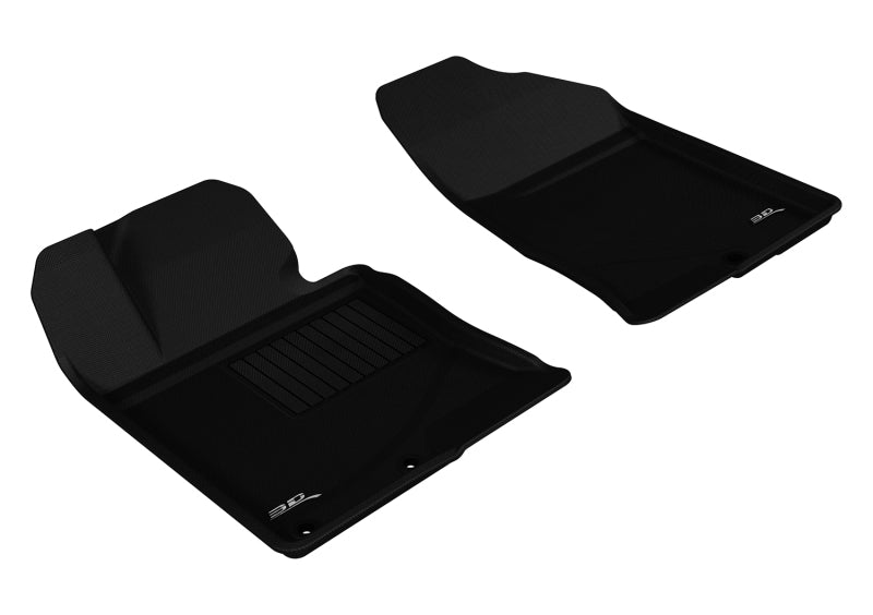 3D MAXpider 2011-2014 Hyundai Sonata/2015 Sonata Hybrid Kagu 1st Row Floormat - Black L1HY03811509 L1HY03811509 Photo - Primary