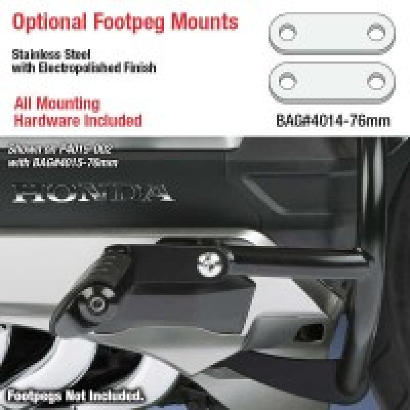 National Cycle Footrest Mount 76Mm Stainless BAG#4014-76MM BAG#4014-76MM User 1