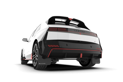 Rally Armor 2025 Hyundai Ioniq 5 N Black Mud Flap w/ Red Logo MF117-UR-BLK-RD MF117-UR-BLK-RD User 1