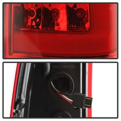 SPYDER xTune Chevy Silverado 1500/2500/3500 99-02 / Version 3 Tail Lights Red Clear ALT-ON-CS99V3-LBLED-RC 9038792 9038792 Photo - Unmounted