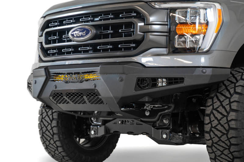 Addictive Desert Designs 2021 Ford F-150 HoneyBadger Front Bumper w/ Top Hoop F197431040103 F197431040103 Photo - Primary