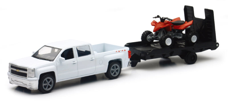New Ray Toys Chevy Silverado Pickup with ATV/ Scale - 1:43 19535B 19535B User 1