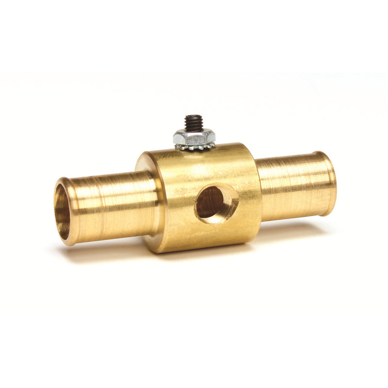 Autometer Fitting, Adapter, Heater Hose, 3/4", 1/8" Nptf Female, Brass 2281 Photo - Primary