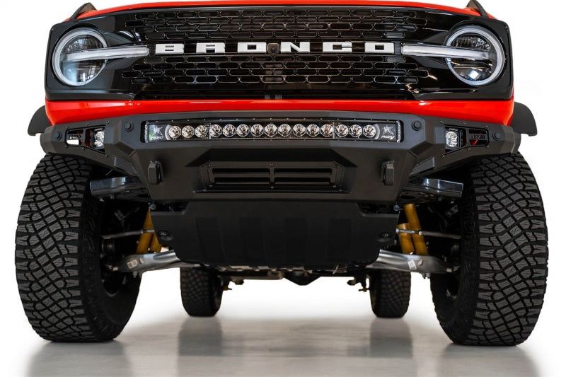 Addictive Desert Designs 2021+ Ford Bronco Stealth Fighter Front Bumper w/ Winch Mount F230142210103 F230142210103 Photo - Mounted
