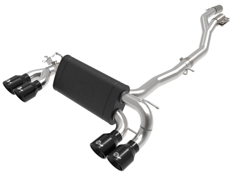 aFe MACHForce XP Exhausts Cat-Back SS 19-21 BMW M2 Competition L6-3.0L w/Black Tips 49-36350-B 49-36350-B Photo - Primary