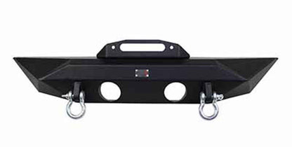 Fishbone Offroad 07-18 Jeep Wrangler JK Rubicon Unlimited Steel Front Bumper - Blk Txtrd Powdercoat FB22045 FB22045 Photo - Primary