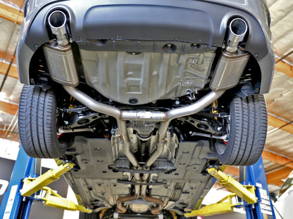 aFe MACH Force-Xp 3in 304 SS Cat-Back Exhaust 15-20 Dodge Charger Hellcat V8-6.2L (sc) / 392 V8-6.4L 49-32070 49-32070 Photo - Mounted