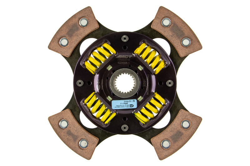 ACT 06-15 Mazda MX-5 4 Pad Sprung Race Clutch Disc 4224508-1 4224508-1 Photo - Primary