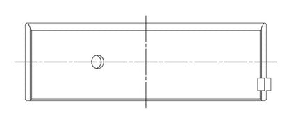 ACL **Coated** Ford Prod. V8 255-289-302 Race Series Engine Connecting Rod Bearing Set 8B634HC-STD 8B634HC-STD Technical Drawing