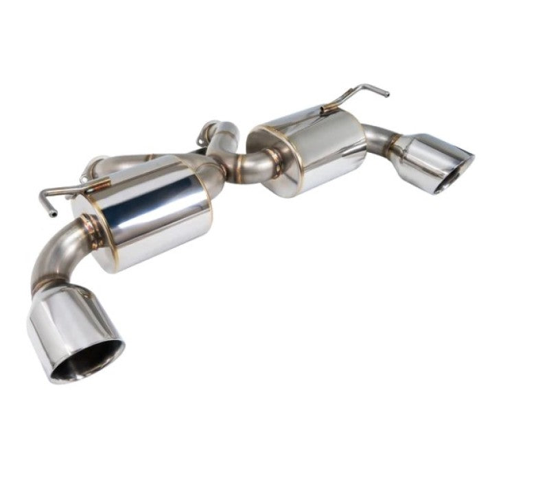 Remark Nissan 370Z V2 Y-Back Axle Back Exhaust w/Stainless Steel Double Wall Tip + Center Pipe RK-C2063N-01