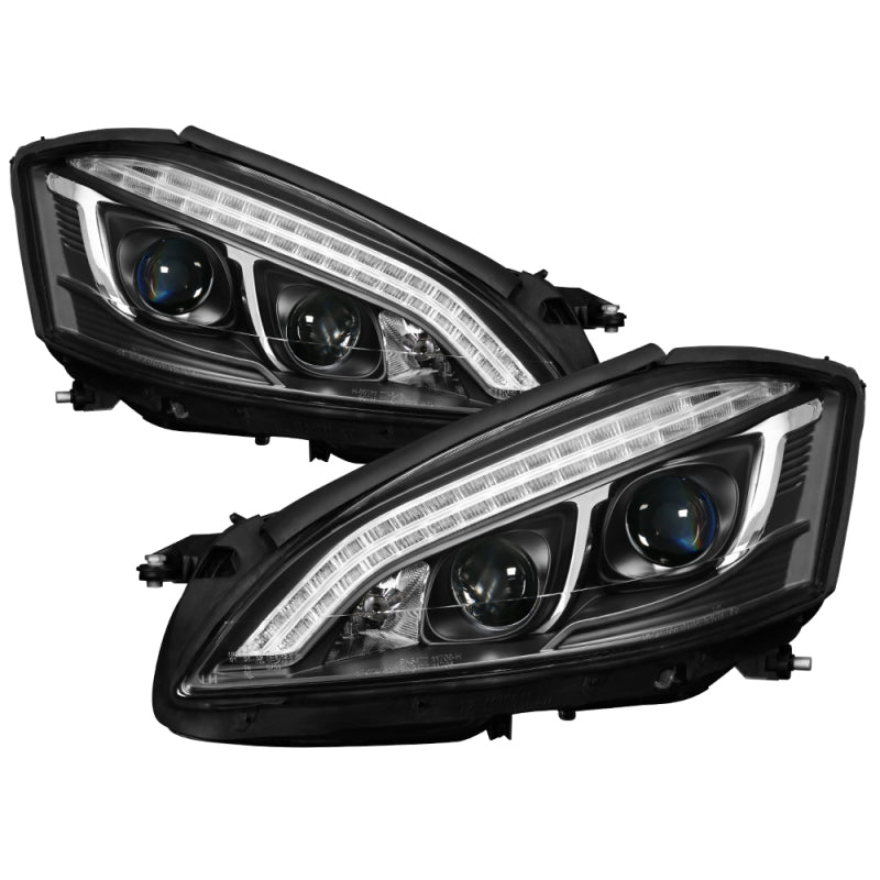 Spyder Mercedes W221 S Class 07-09 Headlights - HID Model Only - Black PRO-YD-MBW22107-HID-DRL-BK 5083890 5083890 Photo - Primary