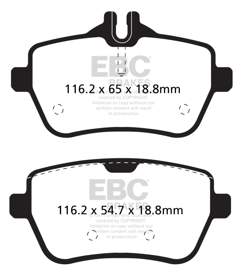 EBC Disc Brake Pad Set DP42180R Photo - Primary