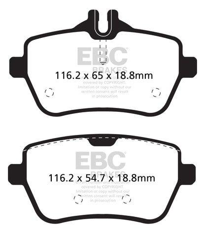 EBC Disc Brake Pad Set DP42180R Photo - Primary
