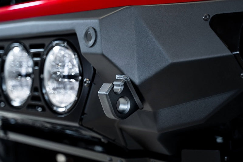Addictive Desert Designs 21-22 Ford Bronco Bomber Front Bumper (w/ 3 Rigid 360 Mounts) F230194130103 F230194130103 Photo - Mounted