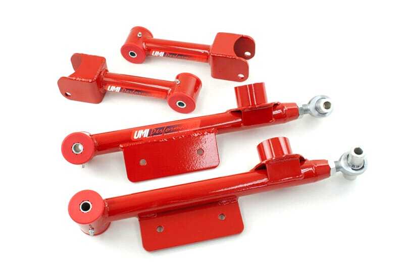 UMI Performance 79-98 Ford Mustang Upper & Lower Rear Control Arms Kit 101516-R 101516-R Photo - Primary
