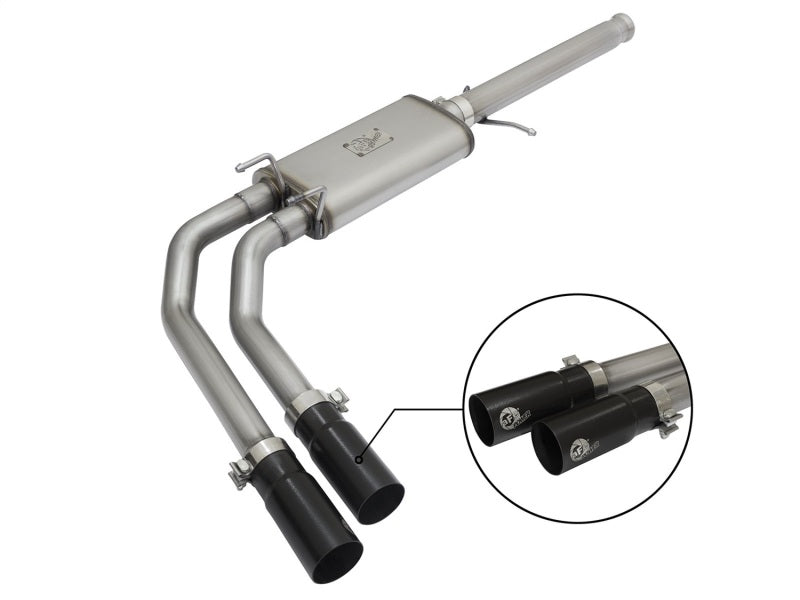 aFe  POWER 49-44062-B Rebel Series 409 SS Cat-Back Exhaust System 49-44062-B Photo - Primary