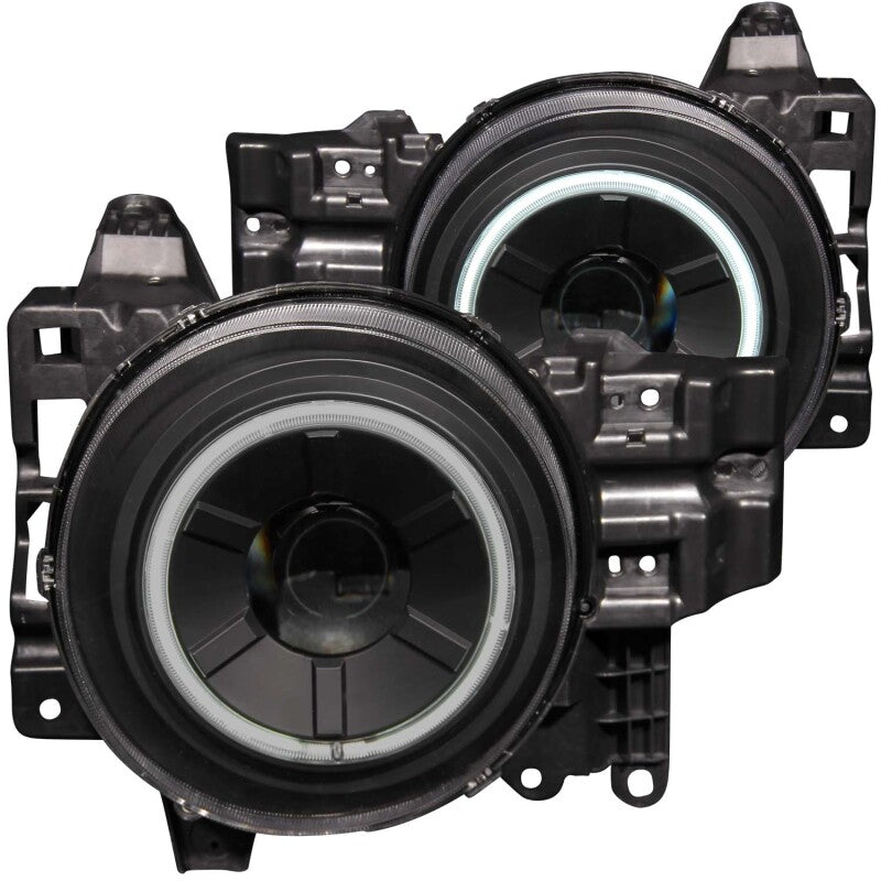 Anzo 2007-2013 Toyota Fj Cruiser Projector Headlights w/ Halo Black 111116 Photo - Primary