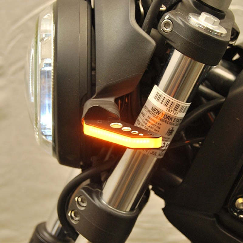 New Rage Cycles 15-24 Ducati Scrambler Cafe Racer/Sixty2/Desert Sled Front Turn Signals CD62-FB-D CD62-FB-D Photo - Primary