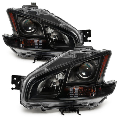 SPYDER xTune 09-14 Nissan Maxima Halogen ONLY (No HID) OEM Style Headlights - Black HD-JH-NM09-AM-BK 9035494 9035494 Photo - Primary
