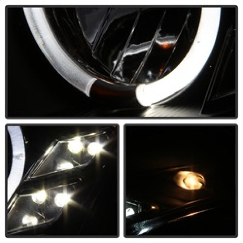 Spyder Infiniti G35 03-07 2DR Projector Halogen - LED Halo DRL Blk High H4 PRO-YD-IG35032D-DRL-BK 5011060 5011060 Photo - Unmounted