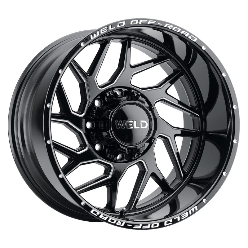 Weld Off-Road W117 20X12 Fulcrum 6X135 6X139.7 ET-44 BS4.75 Gloss Black MIL 106.1 W11702098475 W11702098475 Photo - Primary