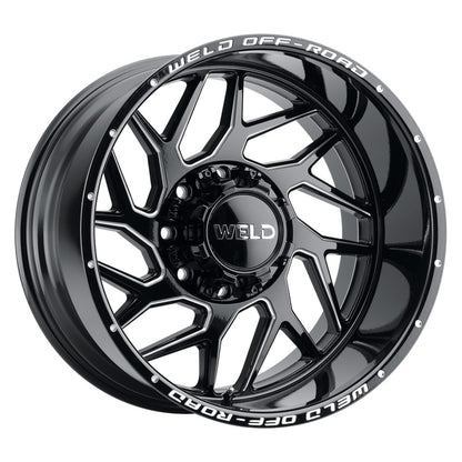 Weld Off-Road W117 20X10 Fulcrum 8X170 ET-18 BS4.75 Gloss Black MIL 125.1 W11700017475 W11700017475 Photo - Primary