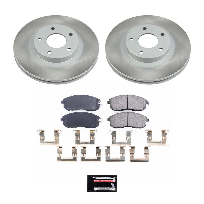 PowerStop Power Stop 02-03 Nissan Maxima Front Semi-Coated Rotor Kit SC2282 SC2282 Photo - Primary
