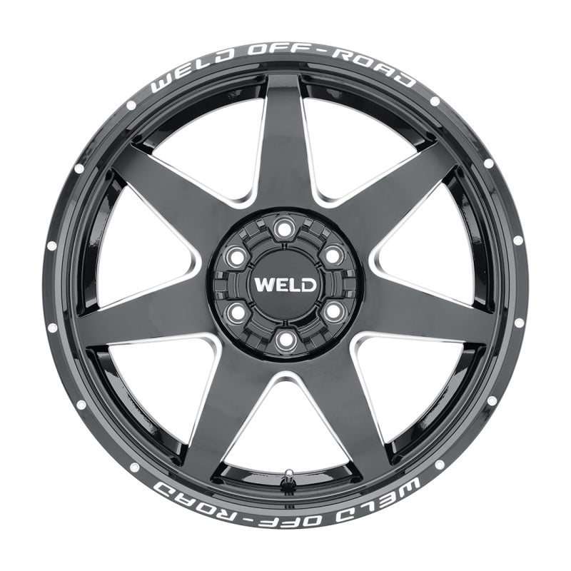 Weld Off-Road W109 20X10 Retaliate 5X139.7 5X150 ET-18 BS4.75 Gloss Black MIL 110.2 W10900070475 W10900070475 Photo - Primary