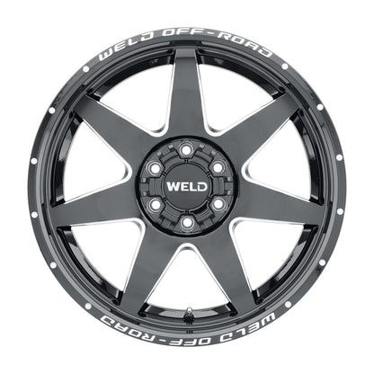 Weld Off-Road W109 20X10 Retaliate 6X135 6X139.7 ET-18 BS4.75 Gloss Black MIL 106.1 W10900098475 W10900098475 Photo - Primary