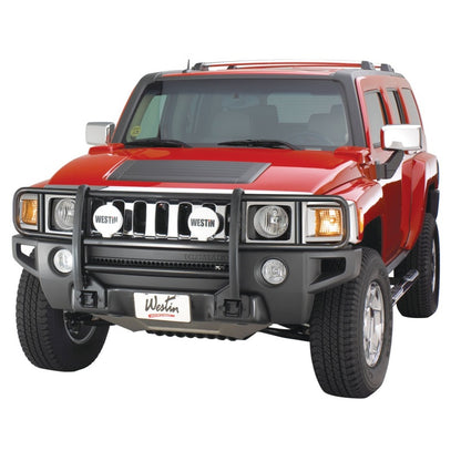 Westin 2006-2010 Hummer H3 Sportsman Grille Guard - Black 40-1925 40-1925 Photo - Mounted
