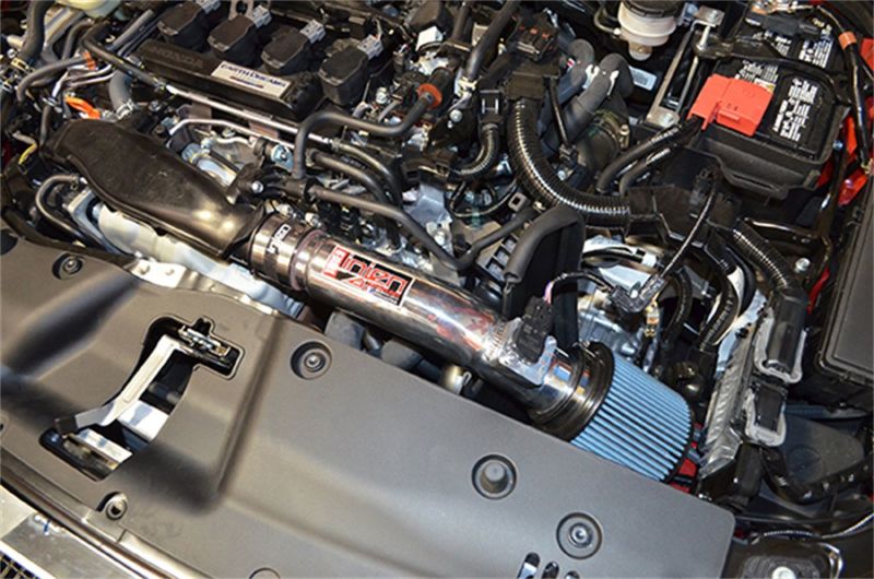 Injen Polished Short Ram Air Intake 2016 Civic 1.5L Turbo SP1572P Photo - Mounted