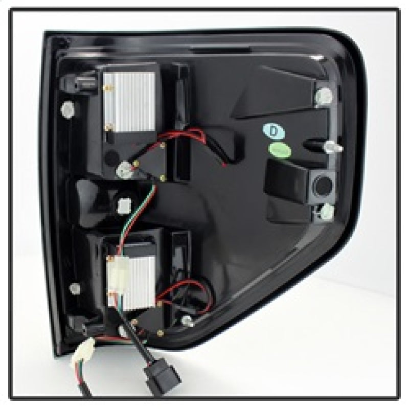 Spyder Ford F150 09-14 LED Tail Lights Black ALT-YD-FF15009-LED-BK 5008374 5008374 Photo - Unmounted
