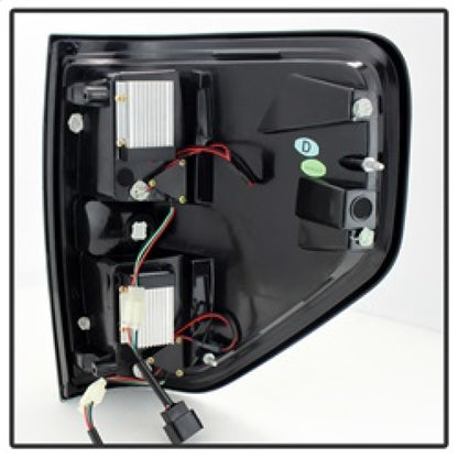 Spyder Ford F150 09-14 LED Tail Lights Black ALT-YD-FF15009-LED-BK 5008374 5008374 Photo - Unmounted