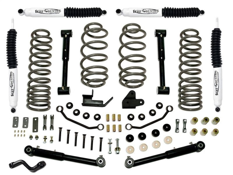 Tuff Country 97-06 Jeep Wrangler TJ 4in Lift Kit EZ-Flex (SX6000 Shocks) 44902KH 44902KH Photo - Primary