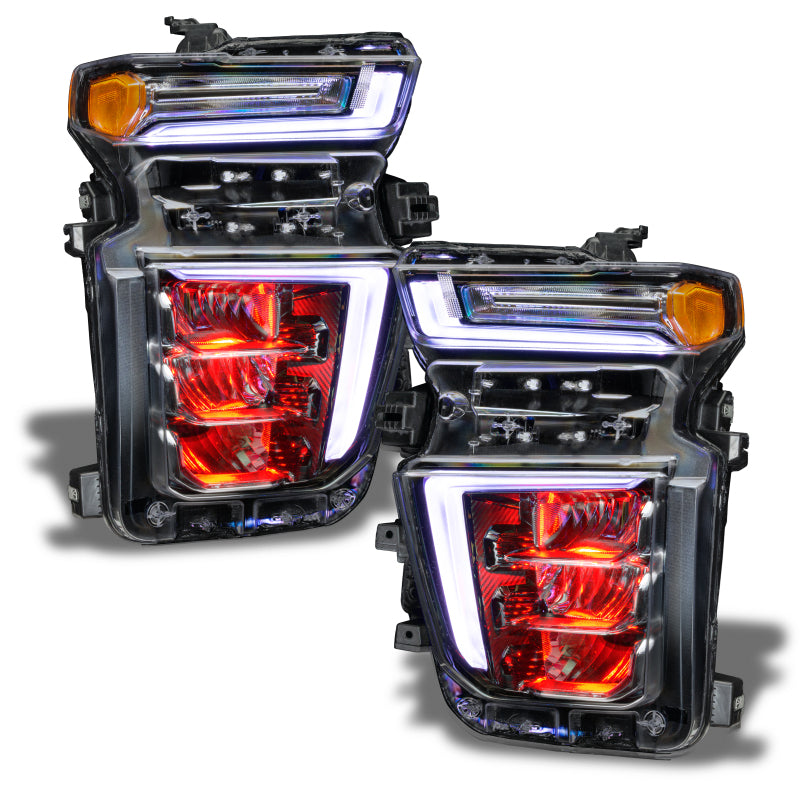 ORACLE Lighting Oracle 20-21 Chevy Silverado HD 2500/3500 RGB Headlight Demon Eye Kit - ColorSHIFT w/o Controller 1453-334 1453-334 Photo - out of package