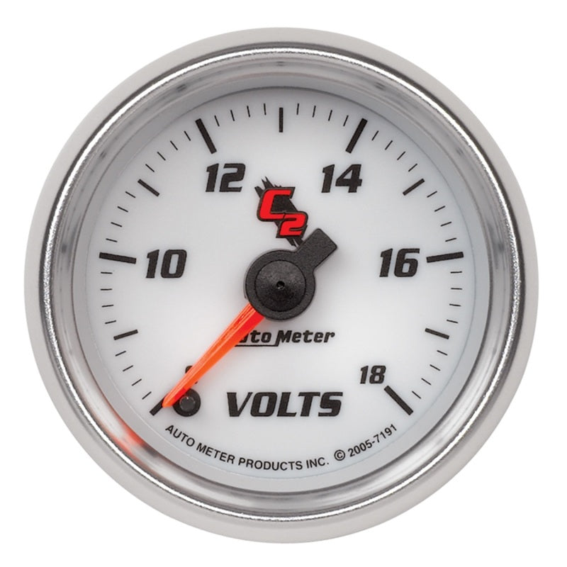 Autometer Gauge, Voltmeter, 2 1/16", 18v, Digital Stepper Motor, C2 7191 Photo - Primary