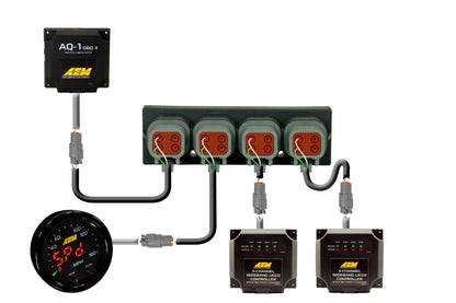 AEM Electronics 4 Port AEMnet CAN Hub 30-2225 Illustration Guide