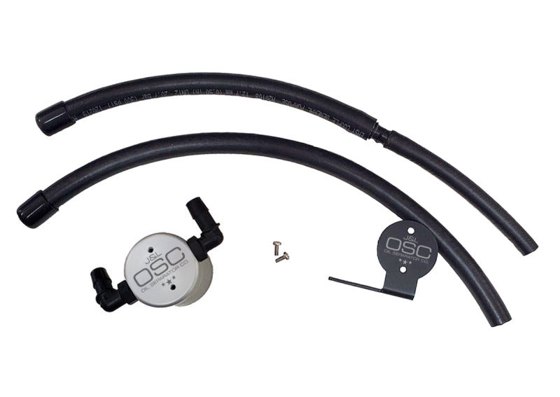 J&L 07-21 Toyota Tundra 5.7L Driver Side Oil Separator 3.0 - Clear Anodized 3105D-C 3105D-C Photo - Primary