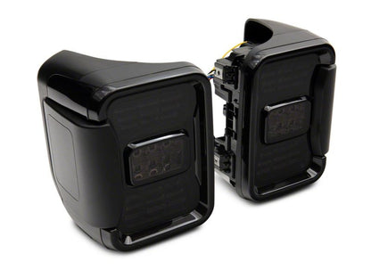 Raxiom 20-23 Jeep Gladiator JT Axial Series LED Tail Lights- Blk Housing (Smoked Lens) JG10568 JG10568 Photo - Close Up