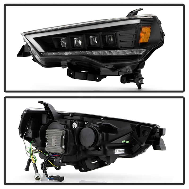 SPYDER Apex 14-20 Toyota 4Runner High-Power LED Module Headlights - Black (PRO-YD-T4R14AP-SEQ-BK) 5088697 5088697 Photo - Unmounted