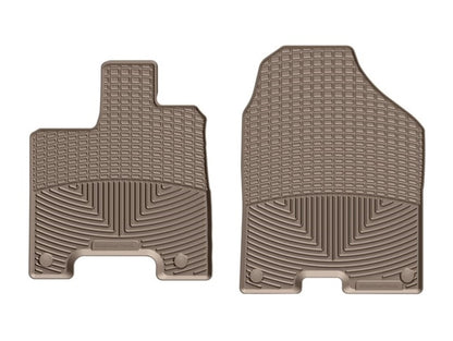 WeatherTech 2017+ Honda Ridgeline Front Rubber Mats - Tan W415TN W415TN Photo - Primary