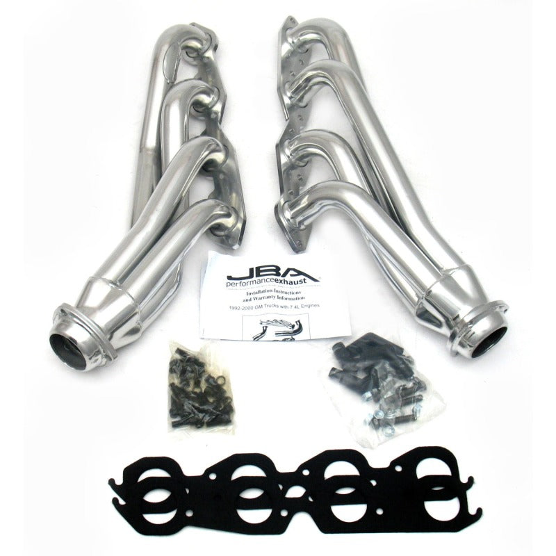 JBA 92-95 GM Truck 7.4L Vortec 1-3/4in Primary Silver Ctd Cat4Ward Header 1822S-1JS 1822S-1JS Photo - Primary