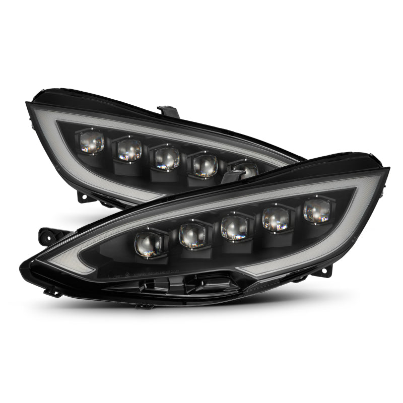AlphaRex 12-21 Tesla Model S NOVA-Series LED Proj Headlights Blk w/Activtn Light & Seq.Sig / SB DRL 880877 880877 Photo - Primary