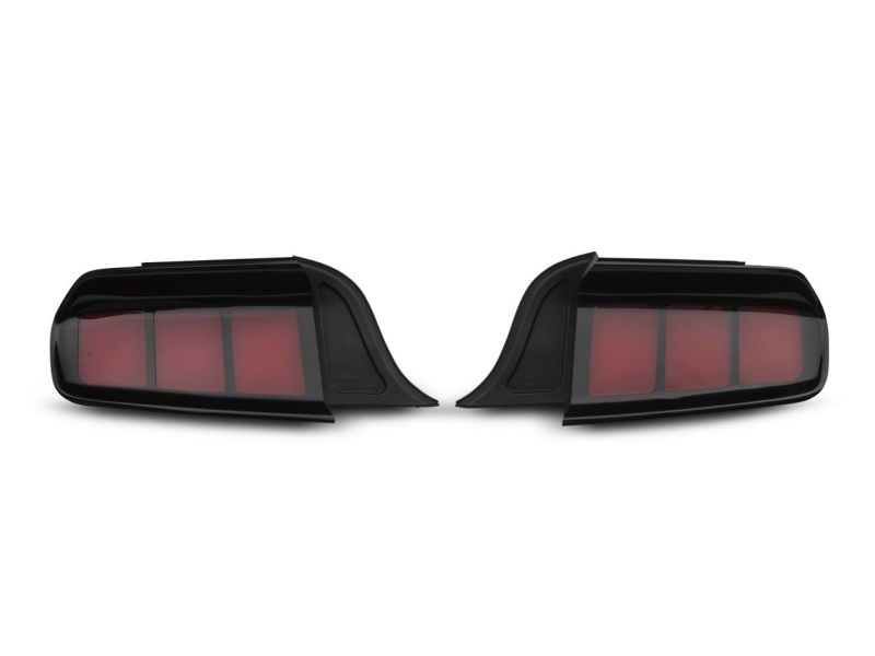 Raxiom 15-23 Ford Mustang Profile LED Tail Lights Gloss Blk Housing- Red Lens 402182 402182 Photo - Close Up