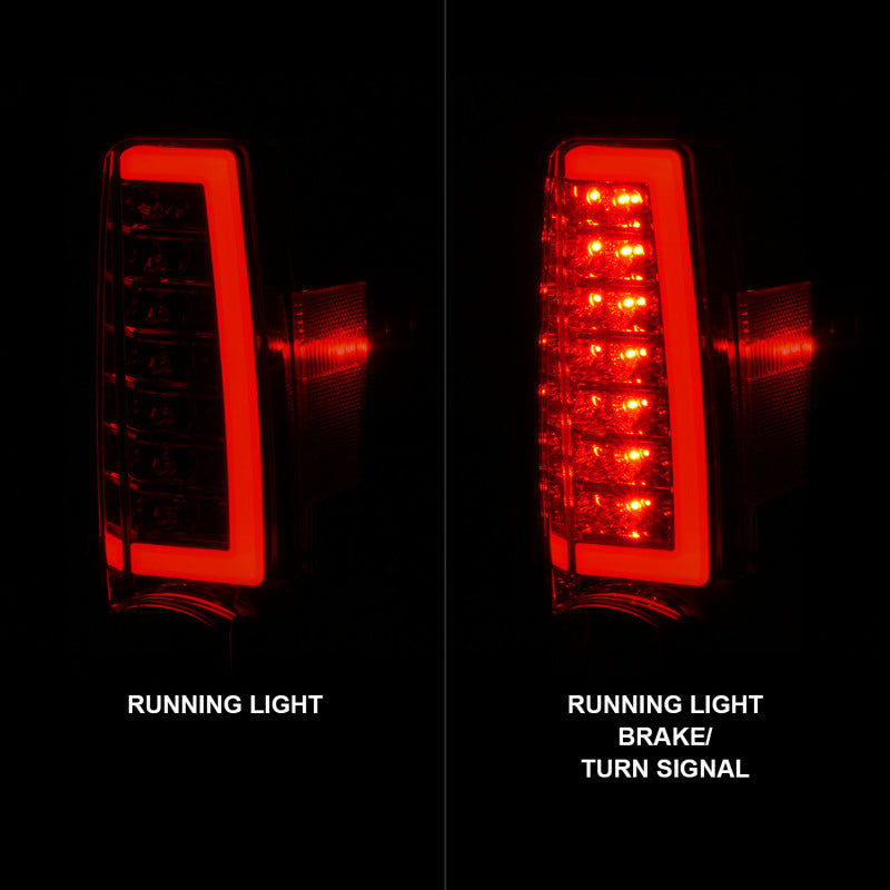 ANZO 2004-2012 Chevrolet Colorado/ GMC Canyon LED Tail Lights w/ Light Bar Chrome Housing Red/Clear 311384 311384 User 1
